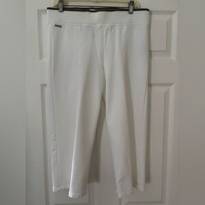 Ladies Ralph Lauren White Activewear Capris Pants
